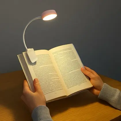 Mobile Leselampe: Sanftes Licht